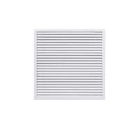 Louvered Access Panel Cover Radiator Aluminium White HVAC Cold Air Intake Grille Balcony Bedroom(11.81 x 11.81in/300 x 300mm)