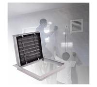 Louvered Access Panel for Drywall 10 12 14 16 18 20 22 24 Inch, Wall Ceiling Mounted Concealment Access Door with Filter, Heat Dissipation Ventilation Wall Hole Cover(10x12in(250x300mm))