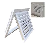 Louvered Access Panel for Drywall, Wall Ceiling Mounted Concealment Access Door with Filter, Heat Dissipation Ventilation Wall Hole Cover(14x14in(350x350mm))