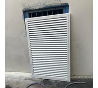 Louvered Access Panel with Handle, Recessed Magnetic Inspection Hatch for Drywall Plumbing, Attic Kitchen Wall Hole Cover
