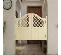 Louvered Door, Saloon Doors, Swinging Cafe Door Swing, Double Rustic Interior Solid Wood Bar Half-Doors Doorways Half Two-Way Open Partition Decoration(E,130x91cm/51x36in)