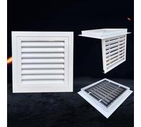 Louvered Door Vent Grille, Aluminum Wall Ceiling Air Vent Cover With Filter, Access Panel For Pipe HVAC Maintenance, Indoor Outdoor Ventilation Cover(500x400mm(20x16in))