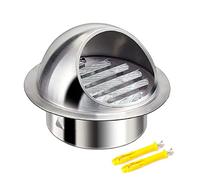 Louvered Dryer Vent Cover - Windproof External Vent for Backdraft Prevention Enhanced Airflow & Weather-Resistant Protection - Ideal for Home Use