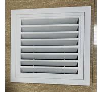 Louvered Gable Vent, Wall Ceiling Ventilation Window with Screen Return Air Grill, Optimal Airflow Exhaust Grille Access Door