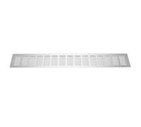 Louvered Grille 600x80mm Airflow Vent Ventilation Plates Shutters Louvered Grille Aluminium Alloy for RV Cabinets