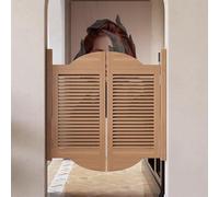 Louvered Interior Half Door for Kitchens & EntrywaysSelfClosing Hinges Stylish & SpaceSaving Design Durable Wood Construction Perfect for Home Renovation