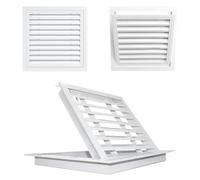 Louvered Return Air Grille & Access Panel 13.7x13.7in - Air Vent Inspection Hatch for Plumbing & Drywall Ceiling/Walls Maintenance Solutions - Compatible with Boat HIN Switch