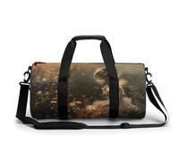 Louvre Museum in Paris Gym Bag Small Travel Duffle Bag with Compartment Carry On Weekender Bag for Women Men, A Beautiful Fairy, 17.7in/9in/9in