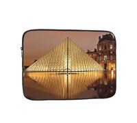 Louvre Museum In Paris Laptop Case Sleeve Water-Resistant Slim & Portable Shockproof Protective Cover For 10", 12", 13", 15", And 17" Laptops Bag Sleeve & Notebook Computer Pocket Case