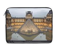 Louvre Museum in Paris Laptop Sleeve 10inch Laptop Protective Case for Women Men Shockproof Computer Cover Portable Notebook Briefcases Computer Carrying Bag Lap Top Protector Compatible with Notebook