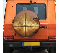 Louvre Museum in Paris Print Spare Tire Covers Universal Tire Protector Waterproof Wheel Tire Cover for Trailer RV SUV Truck All Car Wheel 17 inch