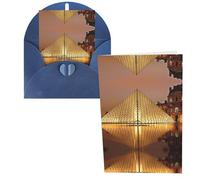 Louvre Museum in Paris Print Thank You Cards Greeting Cards With Envelopes Blank Note Cards 10x15 cm Perfect for Thank Yous Invitations