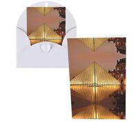 Louvre Museum in Paris Print Thank You Cards Greeting Cards With Envelopes Blank Note Cards 10x15 cm Perfect for Thank Yous Invitations