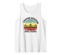 louvre Museum Paris Flag Souvenir Men Women Girls Boys Tank Top