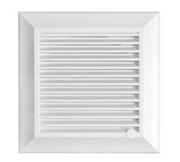 Louvre Vent White Duo Smart 135 fi 100mm with Fly Mesh - Designed to Provide efficient air Circulation While preventing dust, Debris, and Insects from Entering Your Space.