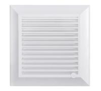 Louvre Vent White Duo Smart 135G 135mm with Fly Mesh - Designed to Provide efficient air Circulation While preventing dust, Debris, and Insects from Entering Your Space.
