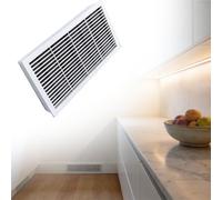 Louvre Ventilation Access Panel, Removable Return Air Vent Access Panel with Filter Screen, White Air Covers Duct Opening Return Atmosphere Grilles(L 50 cm/W 30 cm)