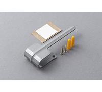 LOUVRETIE Vertical Blind Tieback x2 Silver Grey