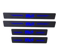 LOUYTGRF Cover step door edge inlet protection molding for Maz-da 3 6 CX5 CX30 SKYACTIV models,Scuff guard threshold,Car door sill scuff plate cover.,M6 Blue