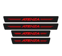 LOUYTGRF Cover step door edge inlet protection molding for Maz-da 3 6 CX5 CX30 SKYACTIV models,Scuff guard threshold,Car door sill scuff plate cover.,Atenza Red