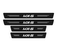 LOUYTGRF Cover step door edge inlet protection molding for Maz-da 3 6 CX5 CX30 SKYACTIV models,Scuff guard threshold,Car door sill scuff plate cover.,Mx5 White