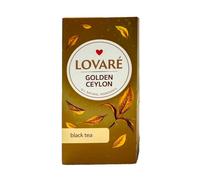 Lov-are Golden Ceylon Tea Bags 48G Fine Ceylon Black Tea from Sri Lanka Tea Bags Individually Wrapped Gift Box Sets for Tea Lovers 24 Tea Bags of 2G Fine Black Tea Bags Product of Ukraine Pack Of 1