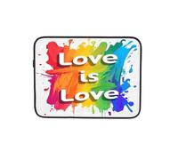 Lov is Love LGBT-2 Laptop Sleeve Case Notebook Computer Pouch Tablet Briefcase Carrying Bag for Work 15 Inch