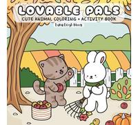 Lovable Pals: Cute Animal Coloring + Activity Book