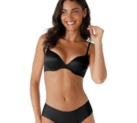 LOVABLE Women's Leggermente Imbottito E Con Ferretto Smooth Comfort Bra, Opaque, Black, 38B