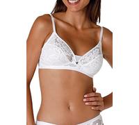 Lovable Women's Anniversary Lace Non-Wired Bra, White, 38C