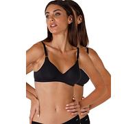 Lovable Women's Cotton Line Bra, Nero, 38 D (Pack of 2)