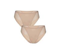 Lovable Women's Midi SGAMBATO Invisible Ultra Light Bi-Pack Slip, Skins, XL (Pack of 2)