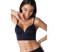 LOVABLE Women's Push Up Invisible Secret Bra, Black, 34B