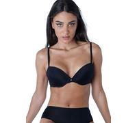 LOVABLE Women's Push Up Invisible Secret Bra, Opaque, Black, 36 / 4D