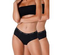 Lovable Women's Underwear Stark Flow Period Panties Bi-Pack, Nero, L (Pack of 2)