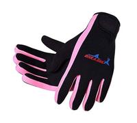 Lovache Neoprene Gloves 1.5MM Swimming Surfing Diving Sailing Wetsuit Pink