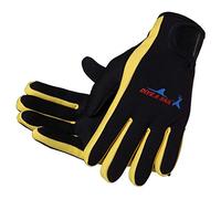 Lovache Neoprene Gloves 1.5MM Swimming Surfing Diving Sailing Wetsuit Yellow