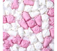 Lovalls' Pink and White Baby Mix 1kg Bag - Baby Shower Pink Mix - Pink Sweets - Party Favours - Gender Reveal