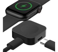 Lovandare Magnetic Charger Adapter for Apple Watch, Reuse USB-C or iPhone Power Fast Charger Cable, Metal Case Portable Travel Wireless Cordless Charging Dock for iWatch Ultra, Series SE 9 8 7 6 5 4 3