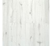 LovAq Ripple White Ivory Wood Effect Click Laminate Flooring - Plank (8mm),For Home (All Rooms), Suitable for Underfloor Heating - Covers 2.17sqm(Single Pack Contains 9 Planks)