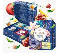 LOVARE Tea Bags Variety Pack | Made in Ukraine | Individually Wrapped | Assorted Tea Variety Pack Blends | Gift Box Assortment (1 Pack, Bergamot Tea Assorted 64g)