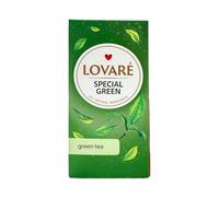 Lovare's Special Green Tea Bags 36G Fine Grean Tea from China Tea Bags Individually Wrapped Gift Box for Tea Lovers 24 Tea Bags of 1.5G Fine Green Tea Bags Product of Ukraine Pack Of 1