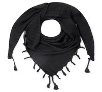 Black Shemagh Scarf Men - Neck and Head Arab Scarf - Cotton Square Scarves for Winter & Summer - Mens Arabic Palestinian Scarf