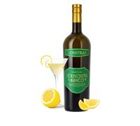 Lovatelli Vermouth Bianco - Premium Italian White Vermouth - Aromatic & Smooth Aperitif - 750ml Bottle - Perfect for Cocktails or Sipping