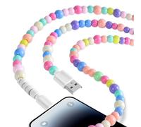 LOVBELE for iPhone Charger Cord 3.3ft Cute Colorful Beaded USB Charging Cable 66W High Speed Transfer Cord USB A to iOS Cable Compatible with iPhone14/13/12 Pro Max/11/XS MAX/XR/XS/X/8/iPad