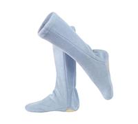 Lovdaswi Ballet Warm Up Booties Ballerina Women's Winter Dance Shoes, light blue, XX-Small