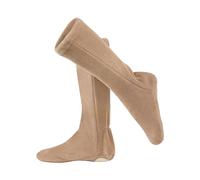 Lovdaswi Warm Up Ballet Boots Girls Ladies Dance Shoes, khaki, Large