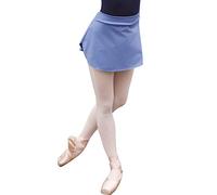 Lovdaswi Women Ballet Dance Skirt - blue - Medium