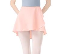 Lovdaswi Women Chiffon Wrap Ballet Dance Skirt, Ballet Pink-upgrade, One Size