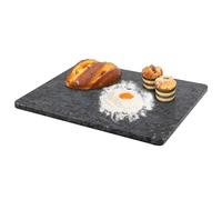 Lovdeco Marble Cutting Board, Pastry Board For Kitchen, Large Black Marble Slab Gift With Non-Slip Feets, 16x20 Inch, 1 Piece